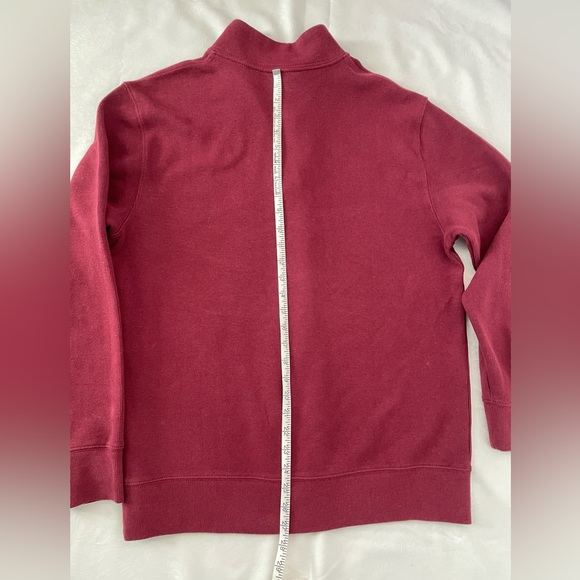 Lands’End 100% Cotton Quarter Zip Men’s Sweater Size M 38-40 - Picture 7 of 13